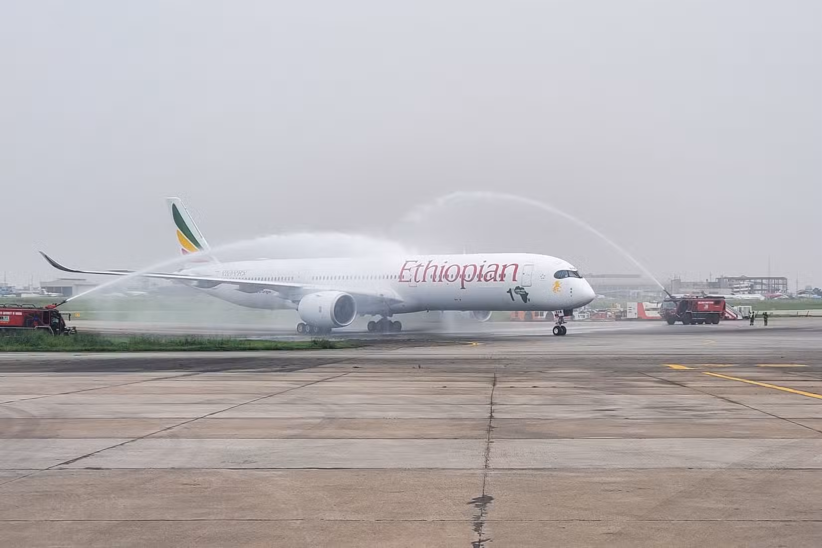 Ethiopian Airlines Airbus A350 flying