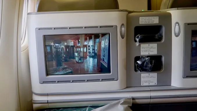 ETHIOPIAN AIRLINES B777 INFLIGHT ENTERTAINMENT