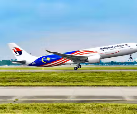 Malaysia Airlines Airbus A330 flying
