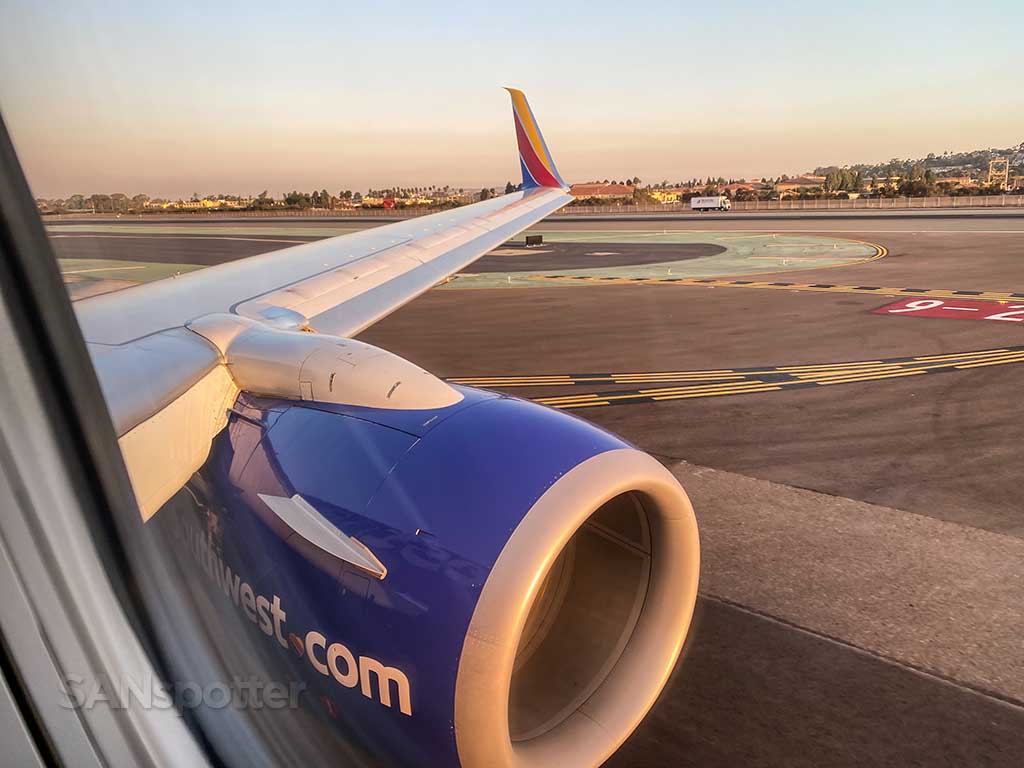 Southwest Airlines flight from SAN