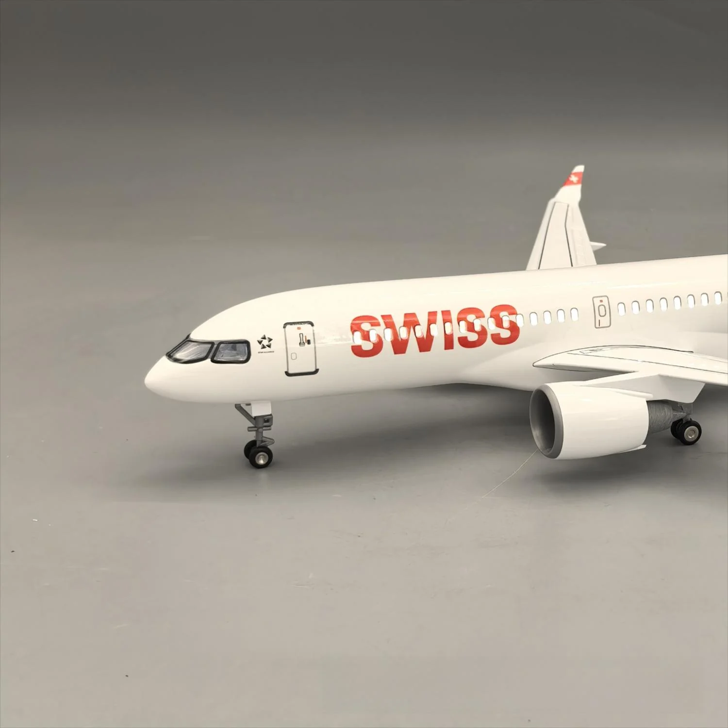 Swiss International Air Lines Airbus A220 flying