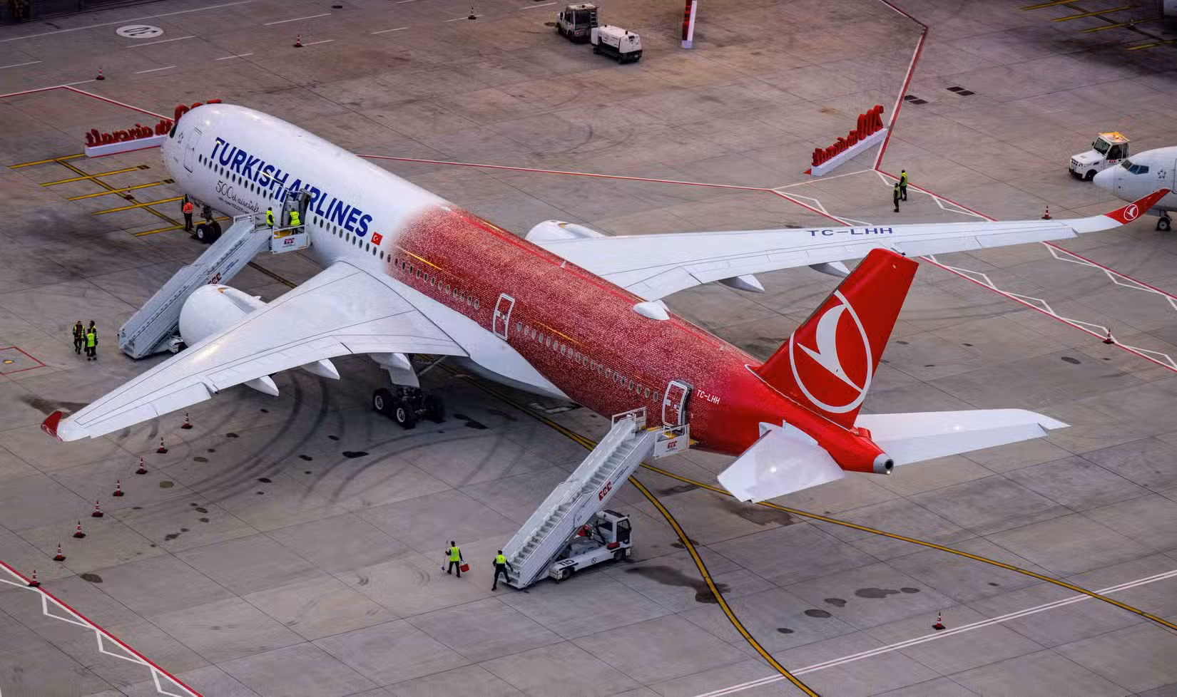 Turkish Airlines Airbus A350 500th Livery