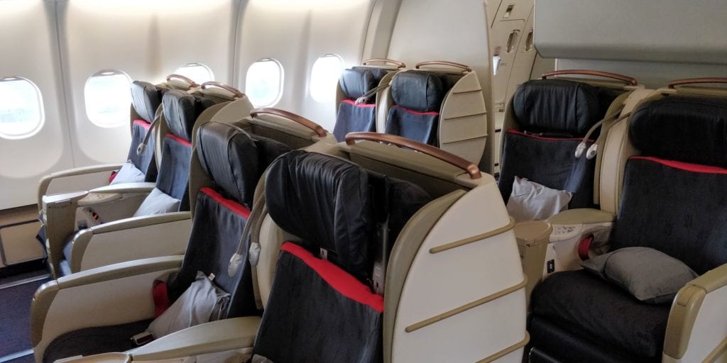 Turkish Airlines Business Class Airbus A330 200 Kabine 2