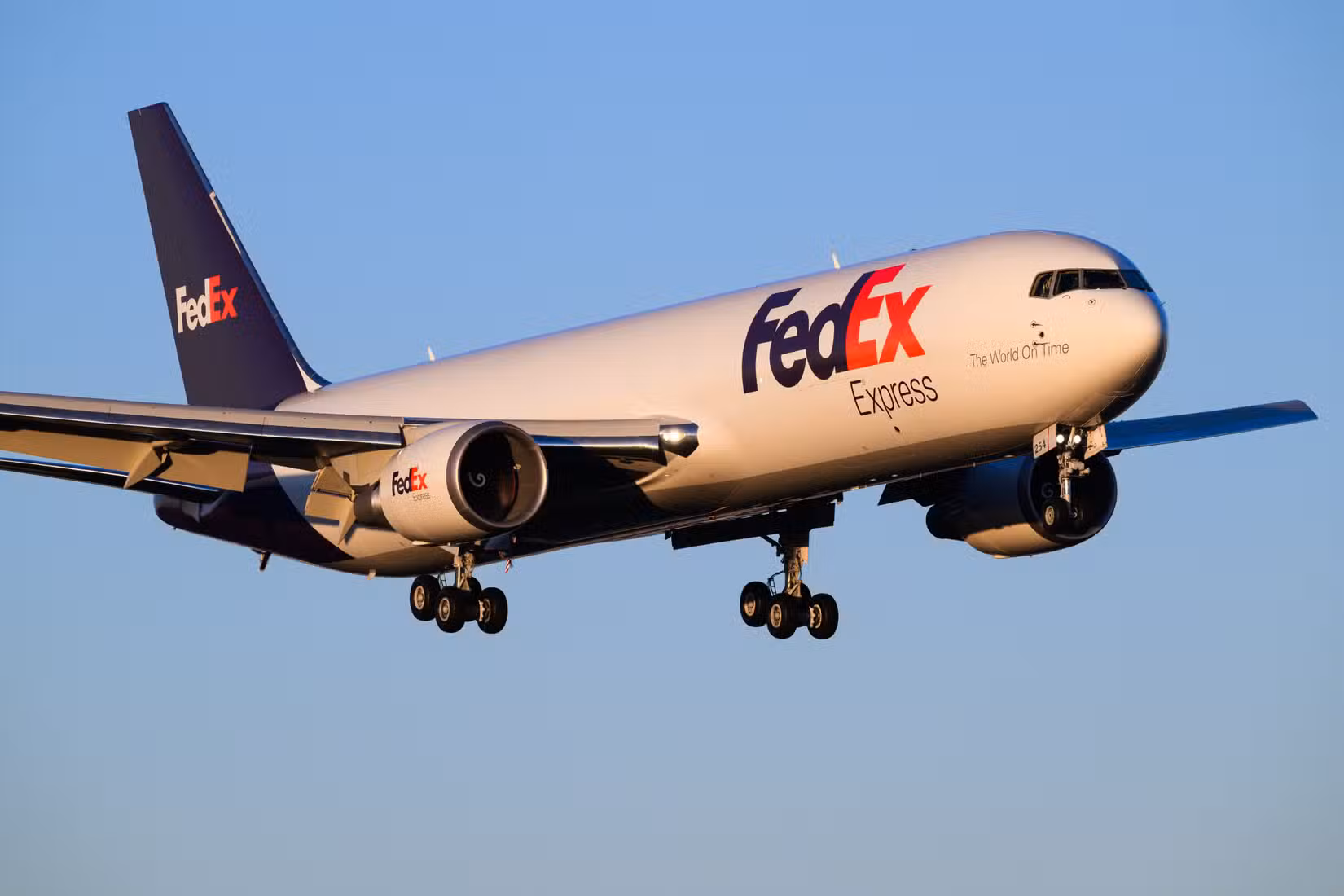 FedEx Boeing 767-300F flying