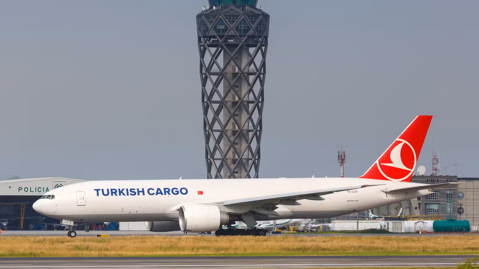 Turkish Airlines Boeing 777F At BOG Airport