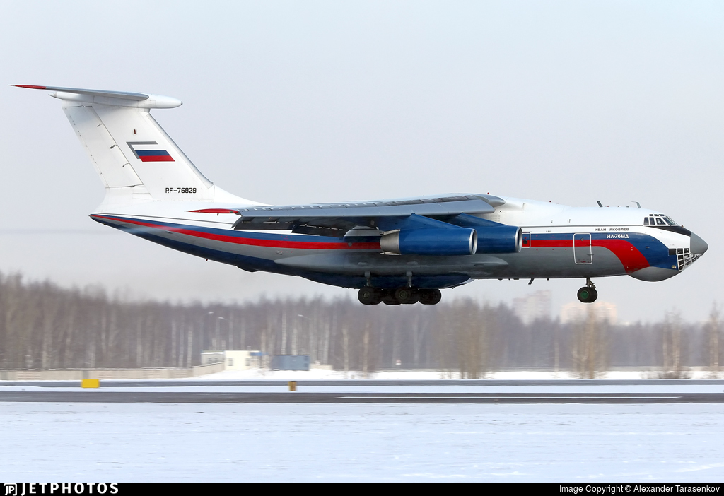 Russia government military federal police IL-76 air force Ilyushin
