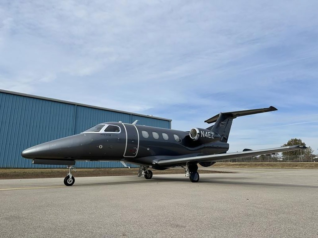 EMBRAER PHENOM 100EV aircraft hero image