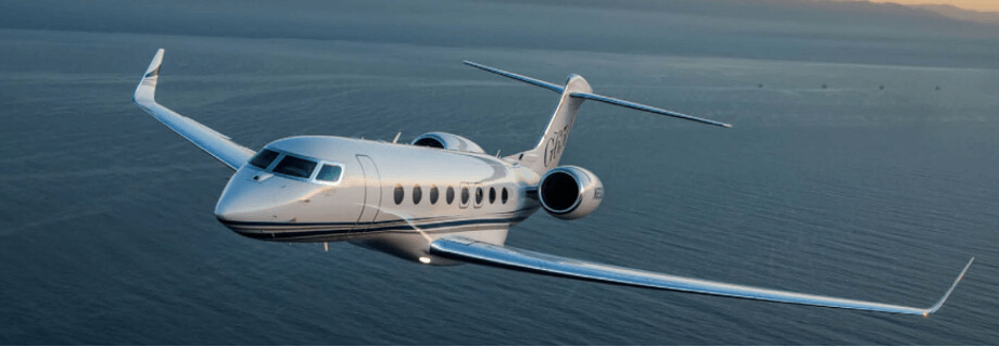 Gulfstream G650ER flying