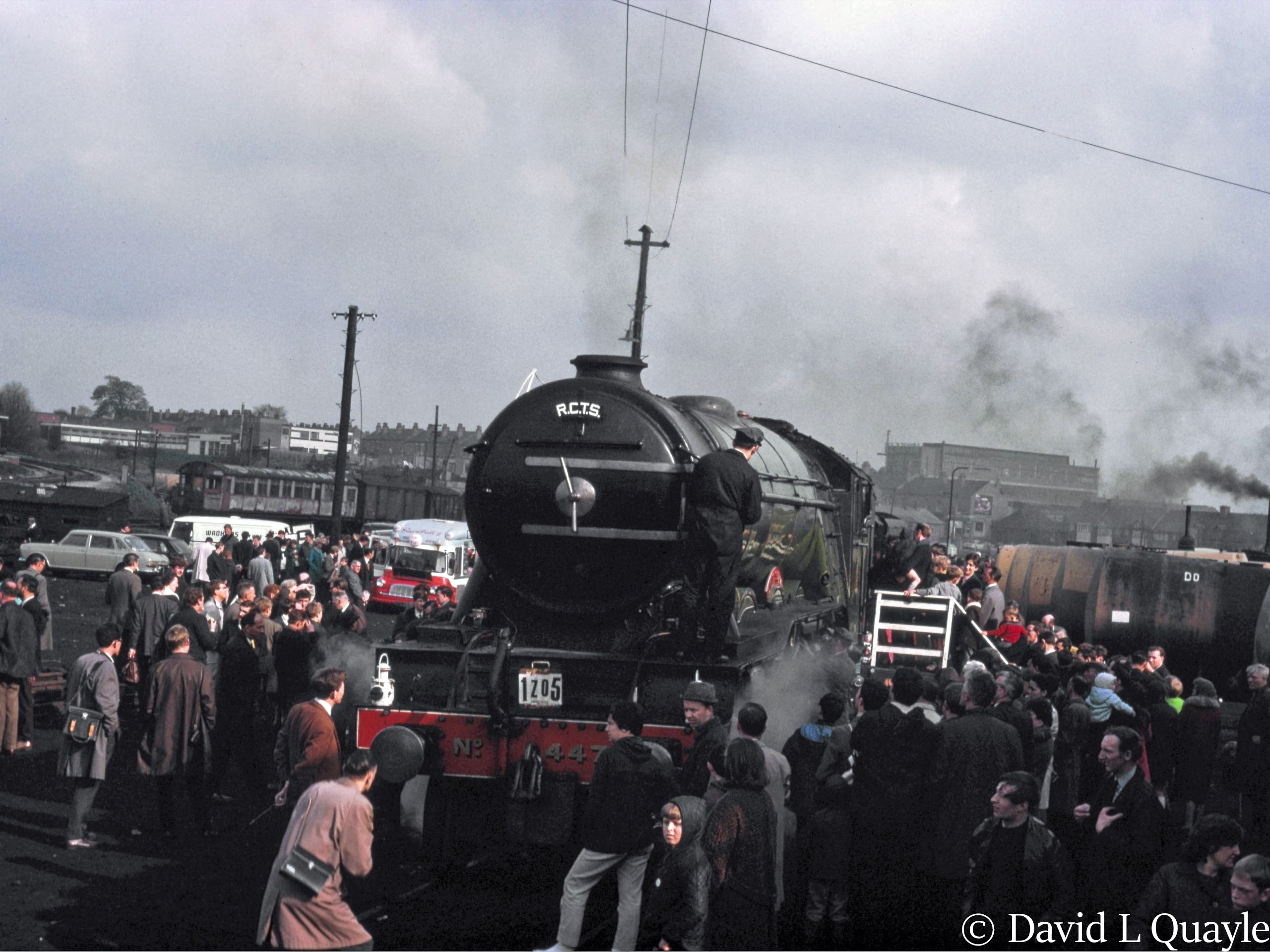 Flying Scotsman flying