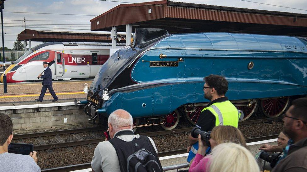 Mallard steam locomotive reference