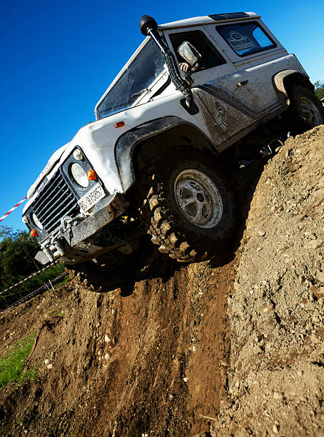 Off-road car  land rover 4x4 off road vehicle rover stock pictures, royalty-free photos & images