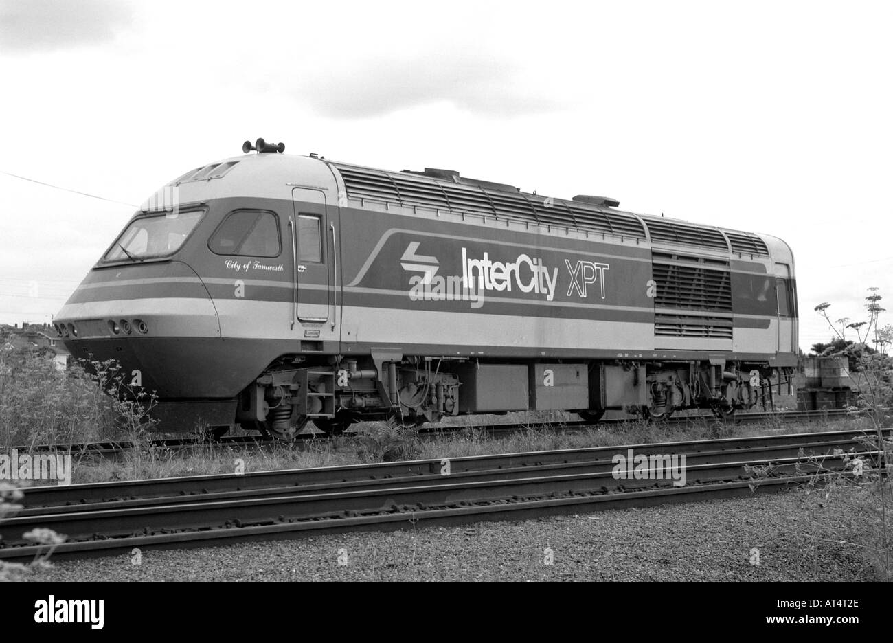 XPT train power car at Sydney XPT Depot, New South Wales, Australia, 1988 - Stock Image